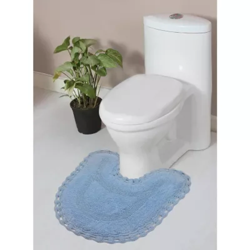 Home Weavers Inc Hampton Crochet Reversible 20X20 Inch Bath Rug