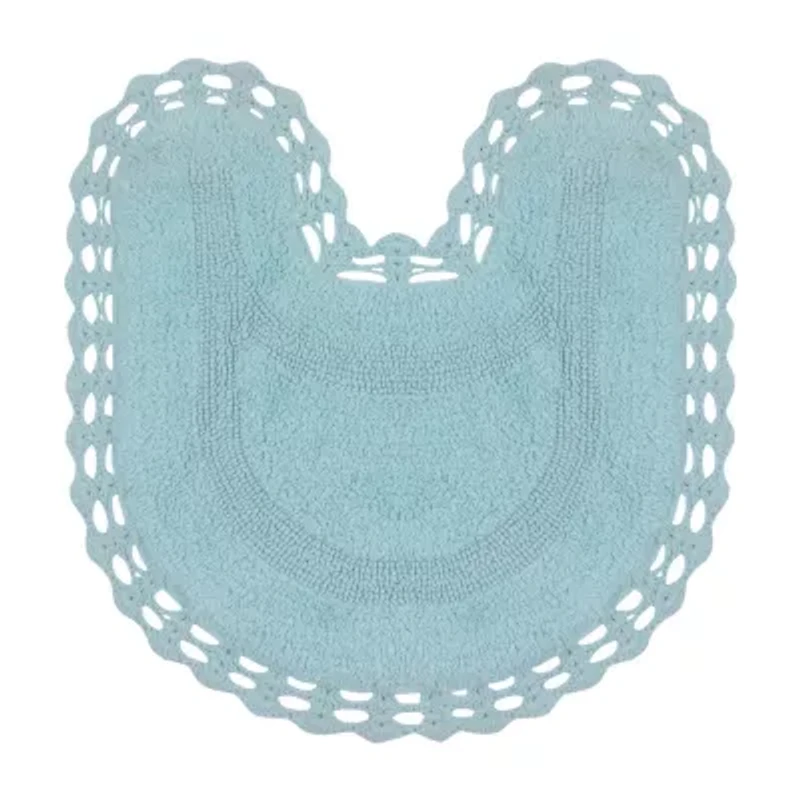Home Weavers Inc Hampton Crochet Reversible 20X20 Inch Bath Rug