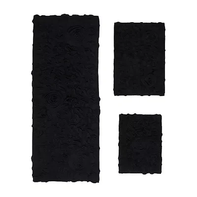 Home Weavers Inc Bellflower 3-pc. Quick Dry Bath Rug Set