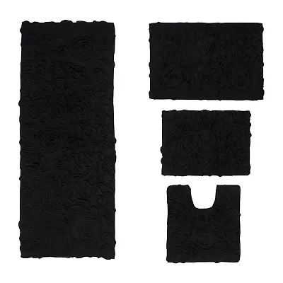 Home Weavers Inc Bellflower 4-pc. Quick Dry Bath Rug Set