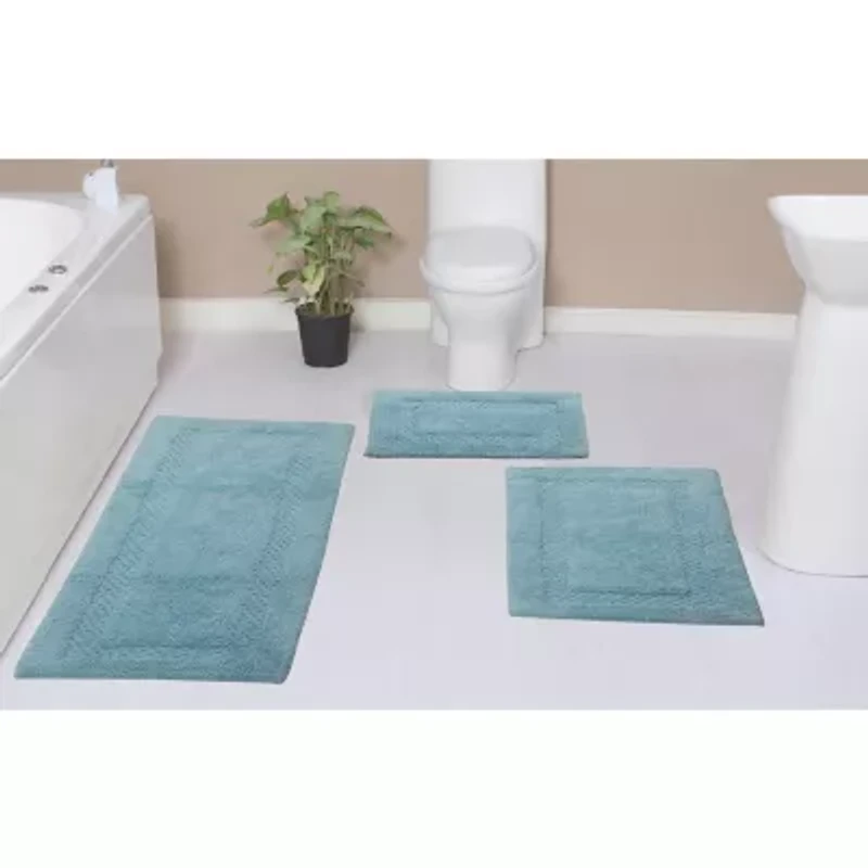Home Weavers Inc Classy 3-pc. Quick Dry Bath Rug Set