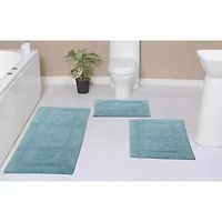 Home Weavers Inc Classy 3-pc. Quick Dry Bath Rug Set