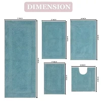 Home Weavers Inc Classy 5-pc. Quick Dry Bath Rug Set