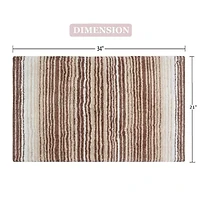 Home Weavers Inc Gradation Quick Dry 21X34 Inch Bath Rug
