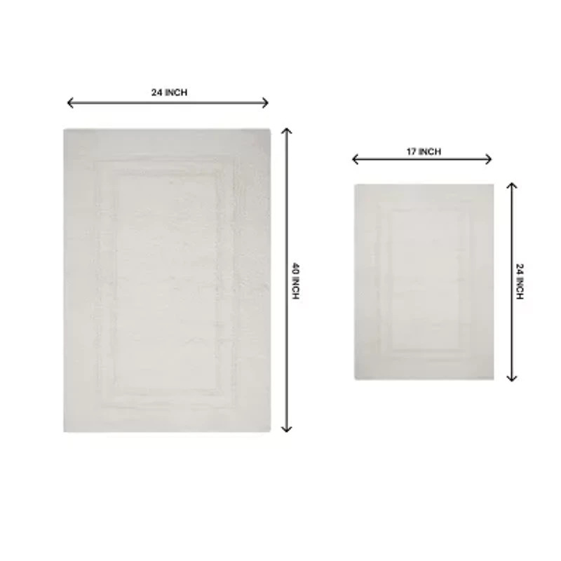 Home Weavers Inc Luxury Hotel Style Reversible Bath Rug
