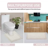 Home Weavers Inc Luxury Hotel Style Reversible Bath Rug