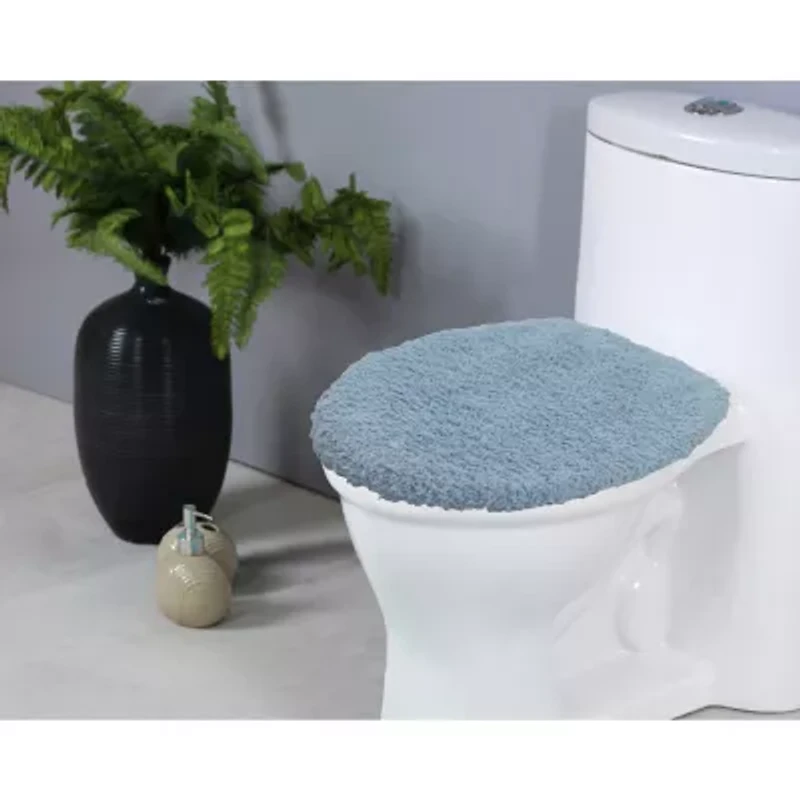 Home Weavers Inc Double Ruffle Toilet Lid Cover