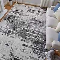 Weave And Wander Alexander Modern Abstract Indoor Rectangular Area Rug