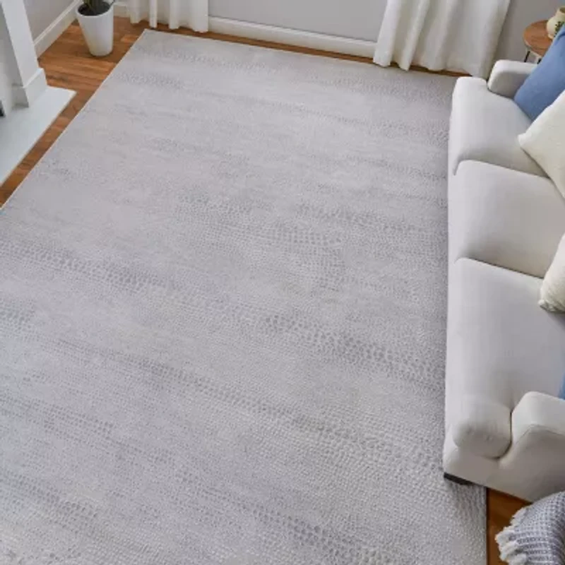 Weave And Wander Alexander Modern Distressed Indoor Rectangular Area Rug