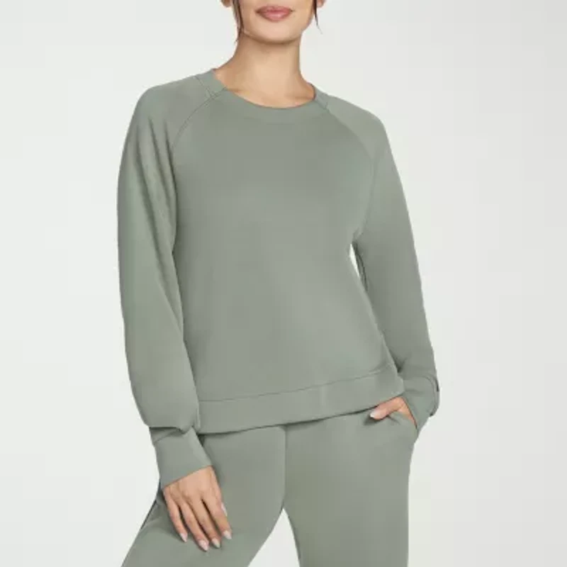 Skechers Womens SkechLuxe Elevate Crew Neck Sweatshirt