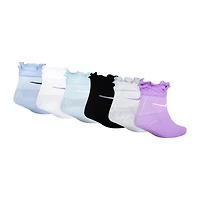 Nike Little Girls Multi-Pack Pair Quarter Ankle Socks