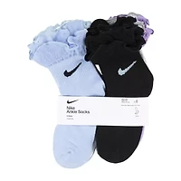 Nike Little Girls Multi-Pack Pair Quarter Ankle Socks