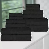 SUPERIOR® Ultra Collection | 100% Cotton 12-pc. Quick Dry Solid Bath Towel Set