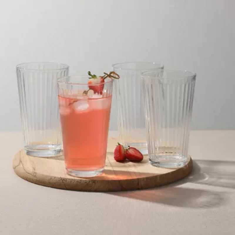 Gibson Home Moonstone 4-pc. Glass Tumbler Set