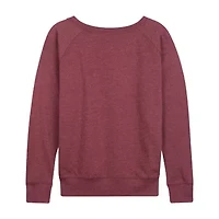 Peanuts Turkey Squad Womens Crew Neck Long Sleeve Regular Fit Graphic T-Shirt