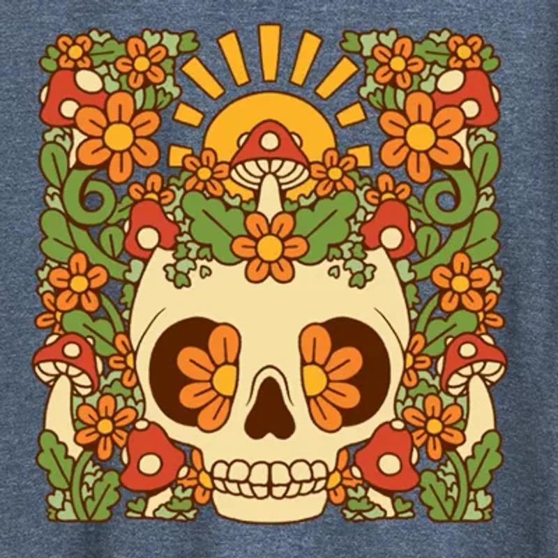 Womens Crew Neck Short Sleeve Regular Fit Graphic T-Shirt