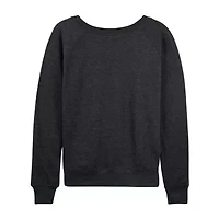 Snoopy Jackolantern Womens Round Neck Long Sleeve Regular Fit Graphic T-Shirt