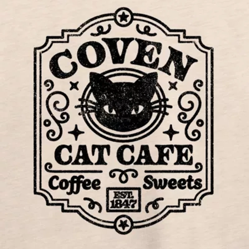 Womens Boat Neck Long Sleeve Regular Fit Graphic T-Shirt