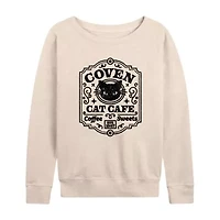 Womens Boat Neck Long Sleeve Regular Fit Graphic T-Shirt