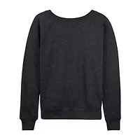 Cat Face Womens Round Neck Long Sleeve Regular Fit Graphic T-Shirt