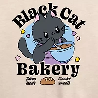 Womens Boat Neck Long Sleeve Regular Fit Graphic T-Shirt