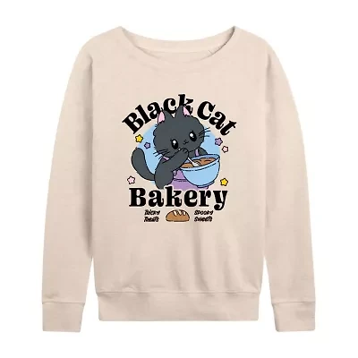 Womens Boat Neck Long Sleeve Regular Fit Graphic T-Shirt