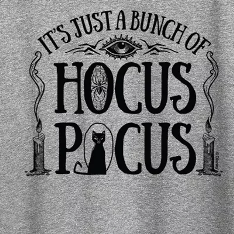 Hocus Pocus Womens Crew Neck Short Sleeve Regular Fit Graphic T-Shirt