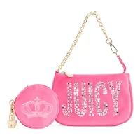 Juicy By Couture Shine Bright Velour Wristlet