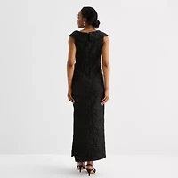 Brianna Milay Womens Sleeveless Evening Gown