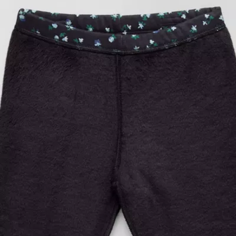 Thereabouts Little & Big Kid Girls Fleece Full Length Leggings