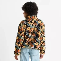 Hurley Womens Juniors Long Sleeve Quarter-Zip Pullover