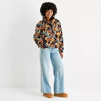 Hurley Womens Juniors Long Sleeve Quarter-Zip Pullover