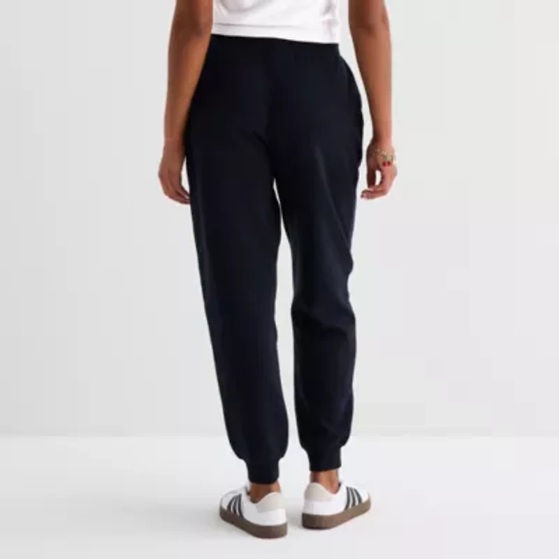 Hurley Womens Juniors Cuffed Mid Rise Knit Jogger Pant