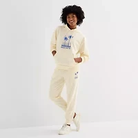 Hurley Womens Juniors Cuffed Mid Rise Knit Jogger Pant