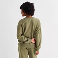 Hurley Womens Juniors Crew Neck Long Sleeve Sweatshirt