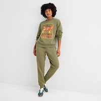 Hurley Womens Juniors Crew Neck Long Sleeve Sweatshirt