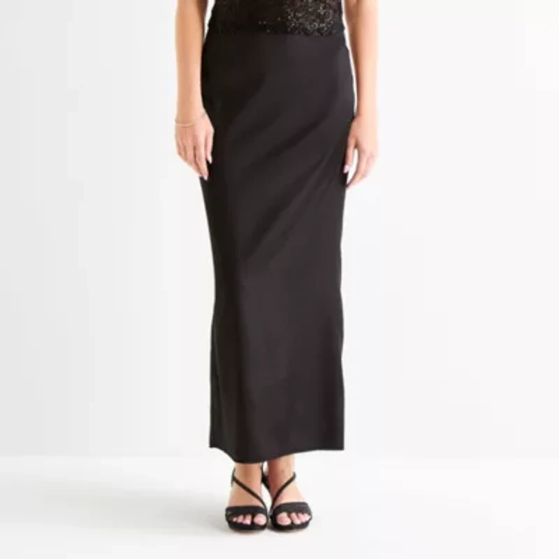 Forever 21 Womens Juniors Mid Rise Maxi Skirt