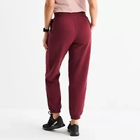 PUMA Womens Cuffed Regular Fit Fleece Active Jogger Pant