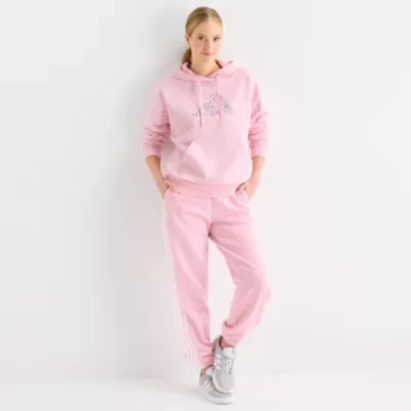 adidas Womens Long Sleeve Fleece Active Hoodie