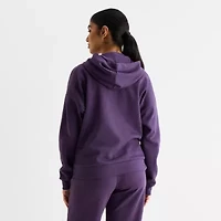 adidas Womens Straight Mid Rise Fleece Sweatpant