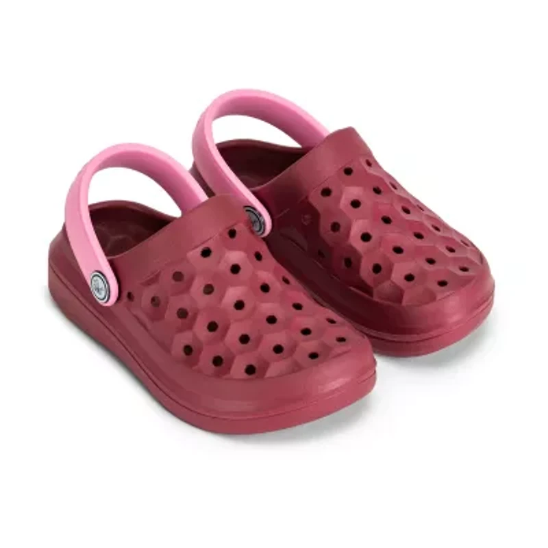 joybees® Toddler Girls Round Closed Toe Clogs
