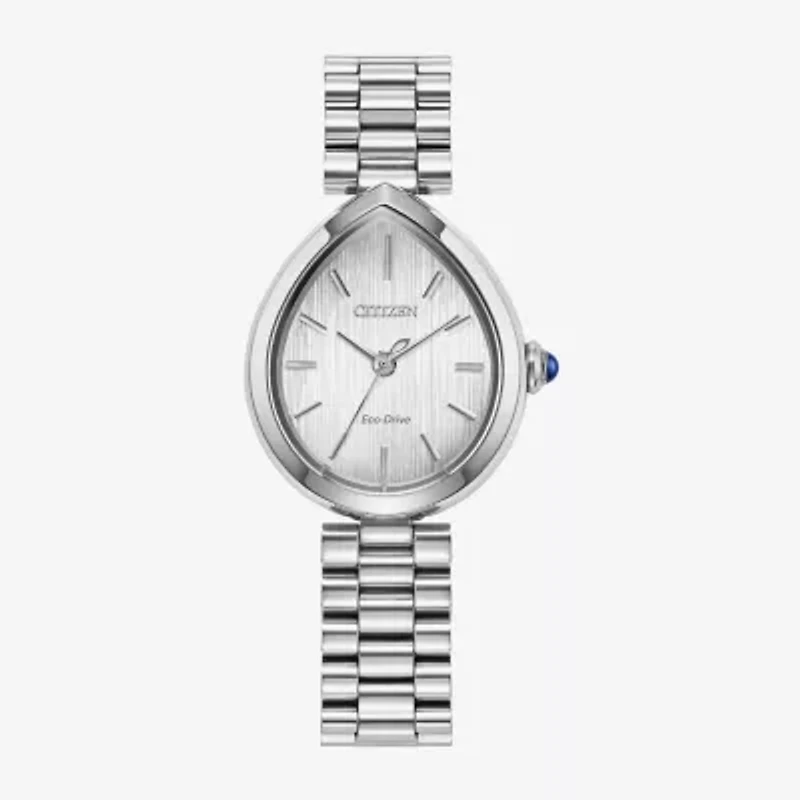 Citizen Womens Silver Tone Stainless Steel Bracelet Watch Em1200-55a