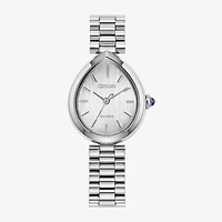 Citizen Womens Silver Tone Stainless Steel Bracelet Watch Em1200-55a
