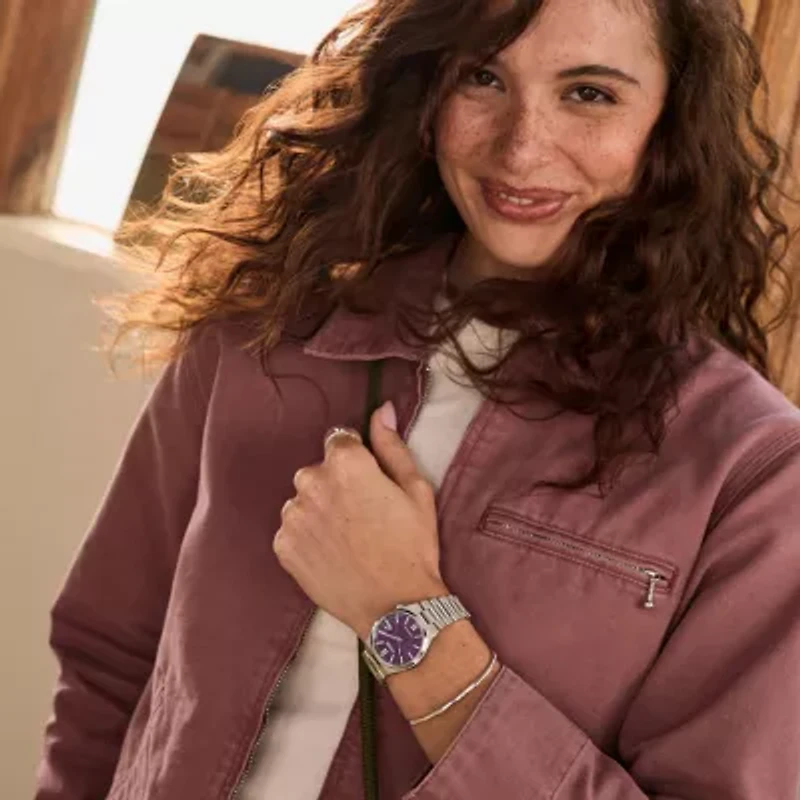 Citizen Tsuyosa Mens Automatic Silver Tone Stainless Steel Bracelet Watch Nj0200-50w