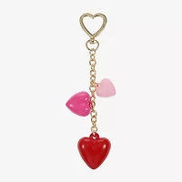 Bijoux Bar Gold Tone Heart Bag Charm