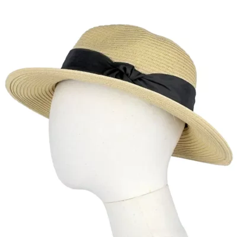 Karla Hanson Summer Womens Boater Hat