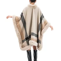 Karla Hanson Savannah Ruana Womens Poncho