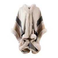 Karla Hanson Savannah Ruana Womens Poncho