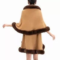 Karla Hanson Aspen Ruana Womens Animal Poncho