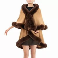 Karla Hanson Aspen Ruana Womens Animal Poncho